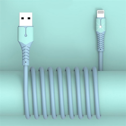 3 Farben Flüssigsilikon Schnellladekabel für iPhone 13 Mini 12 Pro Max x XR 11 xs 8 7 6s 5 se USB Datenkabel Ladekabel Image