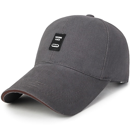 Herren Cap Basecap Schwarz Weiß Baumwolle Reise Strand Design Outdoor Urlaub Glatt Einstellbar Modisch Image