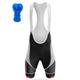 21grams Herren Radlerhosen Radlerhosen Trägerhose Jumpsuit 3D Pad Fahrradbekleidung Sommer Frühling MTB Atmungsaktiv Schnell Trocken Schwarz