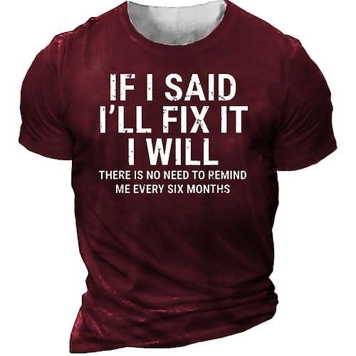 Lustiges Grafik T-Shirt für Männer für Väter und Ehemänner Ich brauche keine Erinnerung alle sechs Monate Humorvolles T-Shirt Image