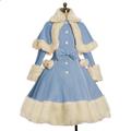 Inspiriert von Cosplay Dienstmädchenuniform Anime Cosplay Kostüme Japanisch Karneval Cosplay-Anzüge Langarm Kleid Umhang Für Damen