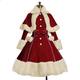 Inspiriert von Cosplay Dienstmädchenuniform Anime Cosplay Kostüme Japanisch Karneval Cosplay-Anzüge Langarm Kleid Umhang Für Damen