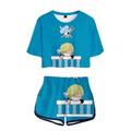 One Piece Affe D. Ruffy Roronoa Zoro Austattungen Kurze Hosen Bauchfreies Top Anime Grafik Unterhose Bauchfreies Top Für Damen Erwachsene 3D-Druck