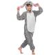 Kinder Kigurumi-Pyjamas Nachtwäsche Tarnfarben Hase Kaninchen Hund Glatt Pyjamas-Einteiler Lustiges Kostüm Baumwollflanell Cosplay Für Herren und Damen Weihnachten Tiernachtwäsche Karikatur