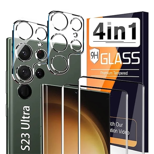 [22Pack] Schutzfolie Kamera Schutzfolie Für Samsung Galaxy S25 Ultra S25 Ultra Plus S24 Ultra Plus S23 S22 S21 S20 Ultra Plus FE S10 Gehärtetes Glas 9H Härte Anti-Fingerprint High Definition (HD Image