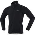 Herren Fahrradjacke Radjacke Langarm Winter Fahhrad Jacke Winter Fleecejacke Shirt mit 3 Gesäßtaschen MTB Mountain Rennrad warm halten Windundurchlässig Fleece-Futter Atmungsaktiv Schwarz Leicht Grün