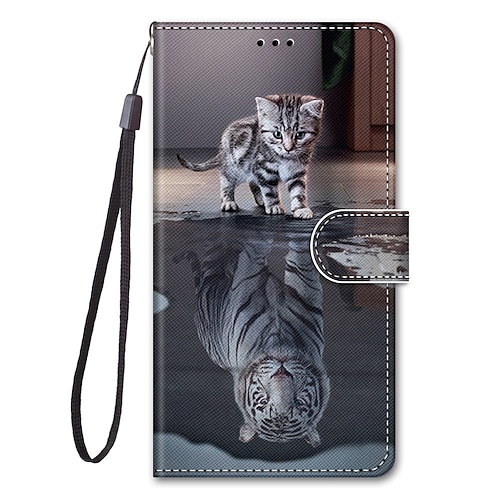 Handy Hülle Handyhüllen Für iPhone 16 15 14 Pro Max Plus 16e 13 12 11 Pro Max Mini Brieftaschenhülle Flip-Cover Mit Ständer Cartoon TPU PU-Leder Image