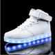 Herren Turnschuhe LED Schuhe Leuchten Schuhe Skate-Schuhe Hochgeschnittene Turnschuhe Wanderschuhe Sport Brautkleider schlicht Schulanfang Outdoor Alltagskleidung PU Atmungsaktiv Tragen Sie Beweis