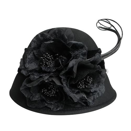 Mode Damen Wolle Partei / casual / Outdoor Hut mit Blumen (mehr Farbe)