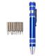 Mini-Schraubendreher Kleine Schraubendreher-Set Mischungsfarbe Tiny Multi Repair Tools Kit Pen Style Precision Gadgets Repair Tool Kit