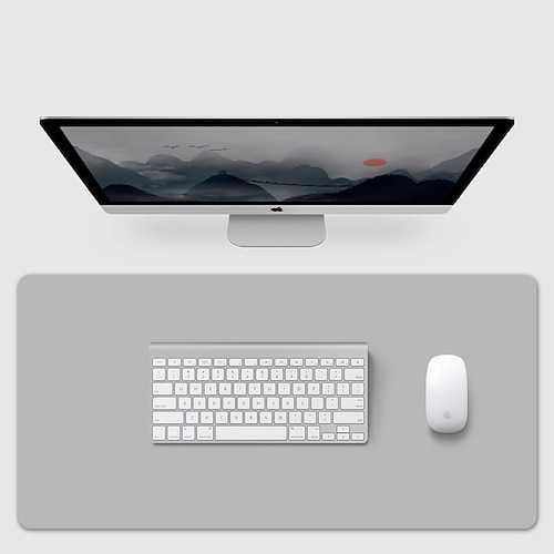 Einfaches Mauspad 35.417.70.08 Zoll Rutschfest WASSERDICHT Leder Mauspad für Computer Laptop PC B¨¹ro Zuhause Spielen Image