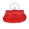 weiße Abend-Clutch mit Perlen für Damen – Vintage-Handtasche mit Paillettenstickerei für Hochzeiten, formelle Anlässe und Cocktailpartys