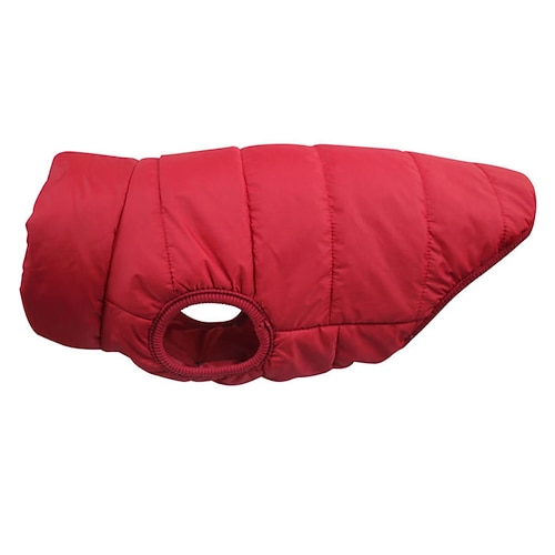 2-lagige, mit Fleece gefütterte, warme Hundejacke für Welpen bei kaltem Winterwetter, weicher, winddichter Mantel für kleine Hunde Image