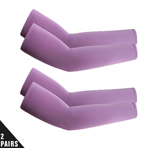 2 Stück Armstulpen Radsport-Ärmel, Sport-Sonnen-UV-Schutz-Handabdeckung, Kühlwärmer zum Laufen, Angeln, Radfahren Image