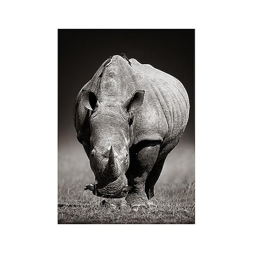 1 stück tier wandkunst leinwand giraffe elefant poster und drucke moderne wandkunst bild für wohnzimmer kein rahmen Image