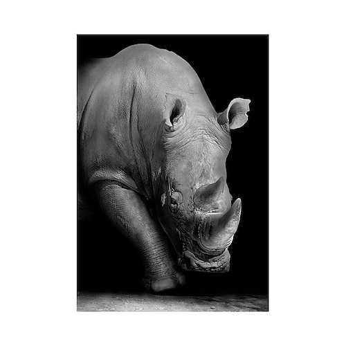 1 stück tier wandkunst leinwand giraffe elefant poster und drucke moderne wandkunst bild für wohnzimmer kein rahmen Image