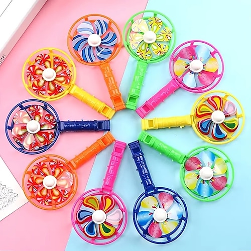 10/20 Stück bunte Windmühlenpfeife - kreative Partyspielzeuge für Kinder - perfekt für Versammlungen Weihnachtsgeschenk Image