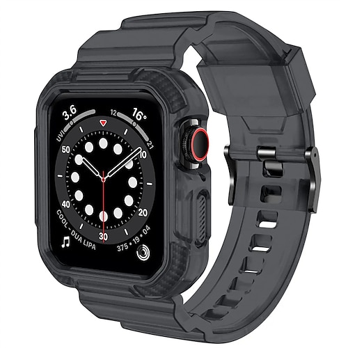 Militärischer Schutz Kompatibel mit Apple Watch Armband 38mm 40mm 41mm 42mm 44mm 45mm 49mm Robust TPU Ersatzarmband für iwatch Series Ultra 8 7 SE 6 5 4 3 2 1 Image