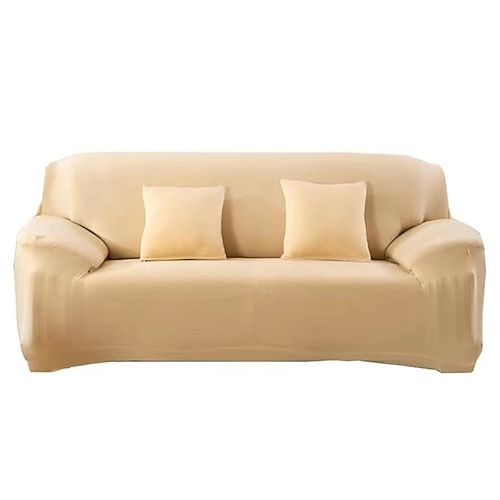 Stretch-Sofabezüge, burgunderfarbener Sofabezug für Hunde und Haustiere, Bauernhaus-Schonbezüge für Zweisitzer, L-Form, 3-Sitzer, U-Form, Sessel, waschbarer Sofaschutz, weich und strapazierfähig Image