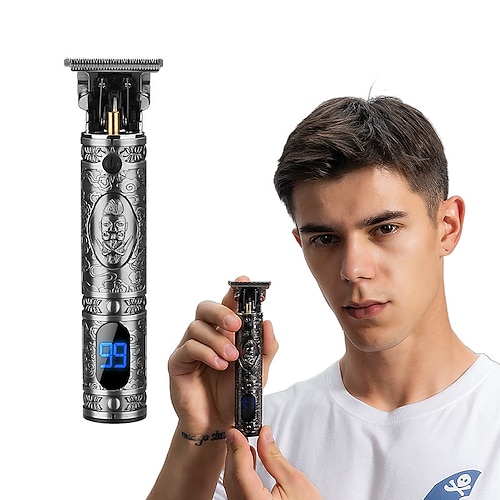 Haarschneider für Männer Haarschnitt Trimmer kabellos professionelles Haarschnitt- und Pflegekit für Männer wiederaufladbar LED-Display Valentinstagsgeschenk Image