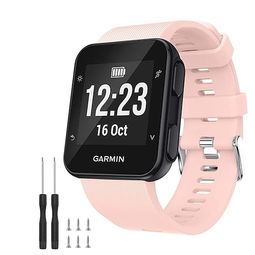 Uhrenarmband für Garmin Forerunner 35, Approach S10, Silikon-Ersatzarmband, atmungsaktives Sportarmband Image