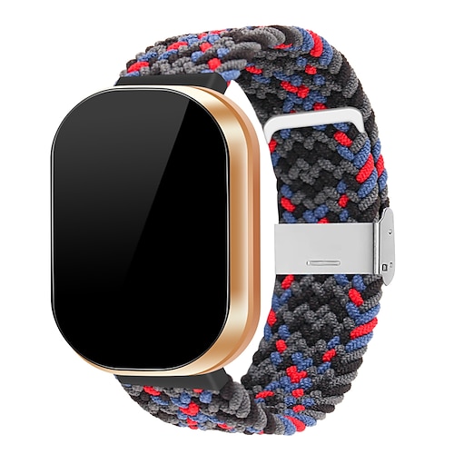 Uhrenarmband für Fitbit Versa 3 Sense Nylon Ersatz Gurt Geflochten Verstellbar Atmungsaktiv Solo-Loop Armband Image