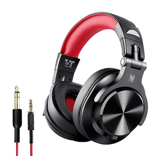 OneOdio Bluetooth Over-Ear Kopfhörer mit Mikrofon Drahtlose kabelgebundene Dual-Mode Kopfhörer für Schlagzeug Piano PC Telefone Laptop - 72 Stunden Wiedergabezeit Image