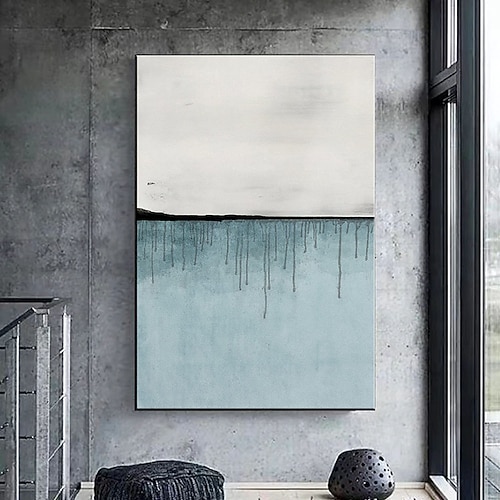 Handgefertigtes, handgemaltes Ölgemälde für die Wand, beige und schwarz, abstraktes Ölgemälde, Original-Acrylgemälde auf Leinwand, moderne minimalistische Kunst für Schlafzimmerdekoration, gerollte Image