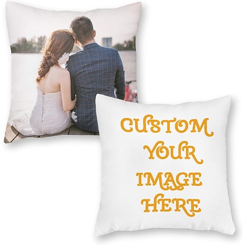 Personalisierter Kissenbezug Fügen Sie Ihr Bild hinzu Personalisierte Foto Beste Abschlussgeschenk Design Bild Mode Lässiger Kissenbezug 1 Stück Personalisierte Geschenke Maßanfertigung Image
