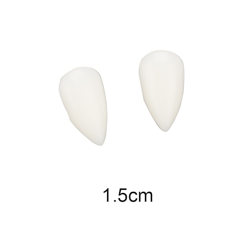 5 Stück Halloween Vampirzähne Zombiezähne künstliche Zähne Terror Spaß Spielzeug Party Zähne Cosplay Ball Requisiten Image