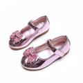 Mädchen Flache Schuhe Täglich Glitzer Kleid-Schuhe Absätze Lackleder Cosplay Große Kinder (ab 7 Jahren) Kleine Kinder (4-7 Jahre) Schulanfang Hochzeit Party Wanderschuhe Tanzen Schleife Paillette