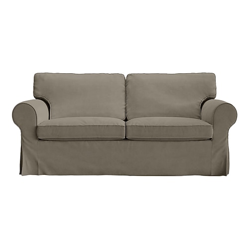 2-Sitzer Sofa Bezug oder Ektorp 2-Sitzer Schlafsofa Bezug mit Kissenbezügen und Rückenlehnenbezügen Ektorp Couchüberzug waschbarer Möbel-Schutz Image
