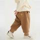 Baby Jungen Jogginghose Hose Feste Farbe warm halten Hose Schulanfang Cool Täglich Königliches Blau Khaki Beige