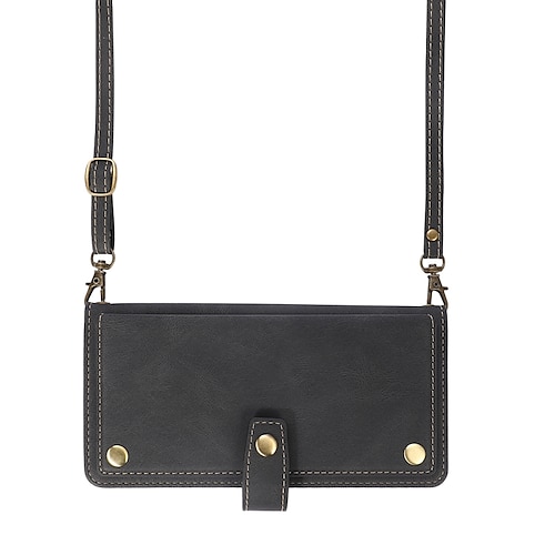 Handy Hülle Handyhüllen Für Samsung Galaxy S25 S24 S23 S22 S21 FE S21 Ultra Plus A34 A12 A32 Handtasche Brieftaschenhülle mit verstellbarem Umhängeband Mit Abnehmbarem Schultergurt Mit Image