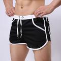 Herren Aktive Shorts Sweatshorts Kurze Hose 11-Zoll-Shorts Kurze Sporthose Lässige Shorts Farbblock Leichtgewichtig Sport Kurz Täglich Freizeit Sport Brautkleider schlicht Athleisure Schwarz