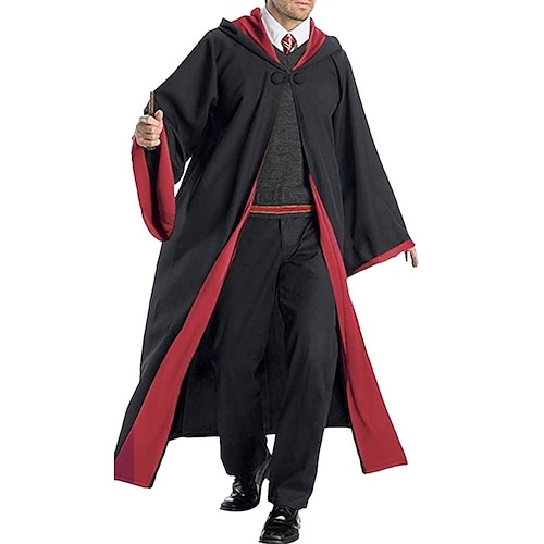 Buchwoche 2026 Magische Hexe Hexe Magier Magischer Harry Umhang Ausgefallene Kostüme Klassisch Zeitlos for Herren Damen Kinder Erwachsene Weihnachten Karneval Buchwoche Image