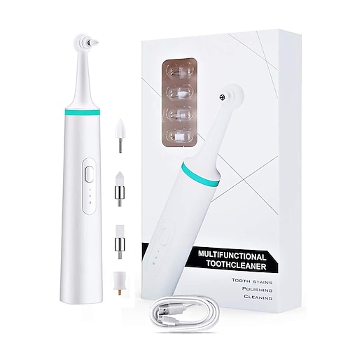 Oraler elektrischer Zahnpolierer Zahnstein Entferner Plaque Flecken Reinigung Multifunktionales Zahnaufhellungswerkzeug Zahnstein Entfernung Valentinstagsgeschenk Image