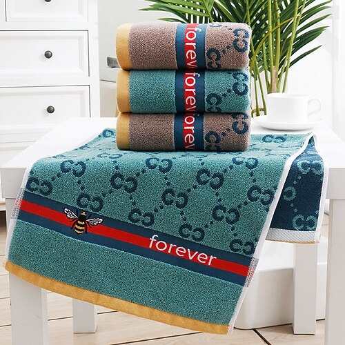 Verdickte Herren-Paar-Baumwollhandtücher, sehr saugfähige Handtücher für Badezimmer, Fitnessstudios, Hotels und Spas, einfarbiges Badetuch Image