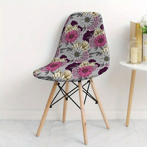 Schalen-Stuhlbezug Stuhlhussen, Mid-Century-Modern-Stil, für Küche, Esszimmer, Stuhlbezüge, Esszimmerstuhl-Bezug, Parson-Stuhl-Bezug, Stretch-Stuhlbezüge für Esszimmer Image