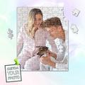 Personalisiertes Weihnachts-Fotopuzzle, Geschenk, Bildgeschenke, Puzzles, individuelles Puzzle, weißes Kartenpapier, um ein personalisiertes Geschenk zu erstellen, 500 Stück/100 Stück