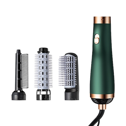 Fön mit Kamm Haartrockner Kamm Heißluft Locken für Haar-Roller Ionen-Haarglätter Bürste Schnelle professionelle Bürste Trockenhaarlocken Lockenstab Valentinstagsgeschenk Image
