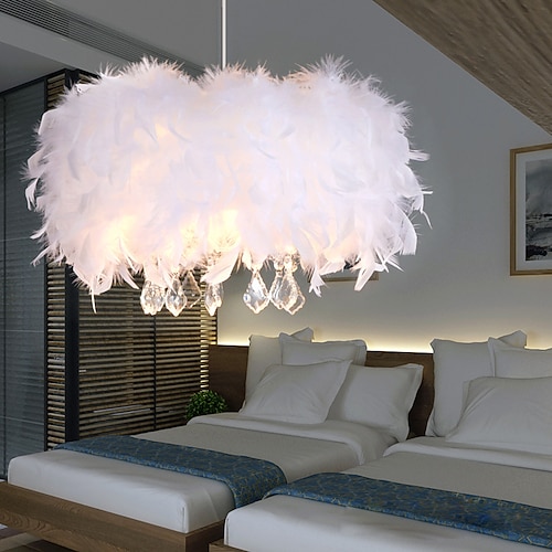 40/50 cm Pendelleuchte einzigartiges Design LED-Kronleuchter Metallfeder galvanisiert zeitgenössisch modern 220-240V Image