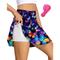 Damen Hosenrock Shorts Fahhrad Unten MTB Mountain Rennrad Sport Graphic 3D-Pad Radfahren Atmungsaktiv Schnelltrocknend Dunkelrosa Marinenblau Spandex Bekleidung Fahrradbekleidung