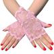 Damen Fingerlose Handschuhe Spitzenhandschuhe Hochzeit Partyabend Geschenk Polyester Einfach Brauthandschuhe Sexy 1 Paar