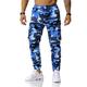 Herren Cargohose Cargohosen Cargohose Hose Hosen Camo-Hosen Elastische Taille Pattentasche Tarnfarben In voller Länge Arbeit Festtage Baumwollmischung Stilvoll Casual / sportlich Armeegrün Rote