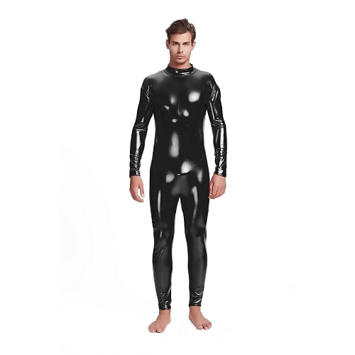 Zentai-Anzüge Cosplay Kostüm Catsuit Karnevalskostüm Ganzkörperanzug Herren Damen Sex Sexy Kostüm Einfarbig Latex Elasthan Lycra Kostüm für Halloween Karneval Maskerade Erwachsene