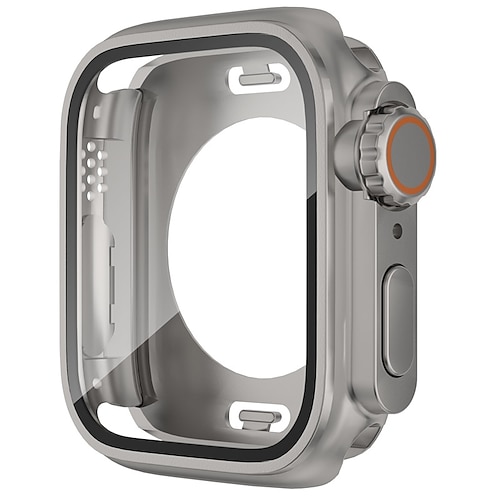 Uhrengehäuse Kompatibel mit Apple Watch Series 8 7 41mm 45mm / Series 6 5 4 SE 40mm 44mm / Series 3 2 1 38mm 42mm Kratzfest Rundum schützend HD klar Gehärtetes Glas / PC Beobachten Abdeckung Image