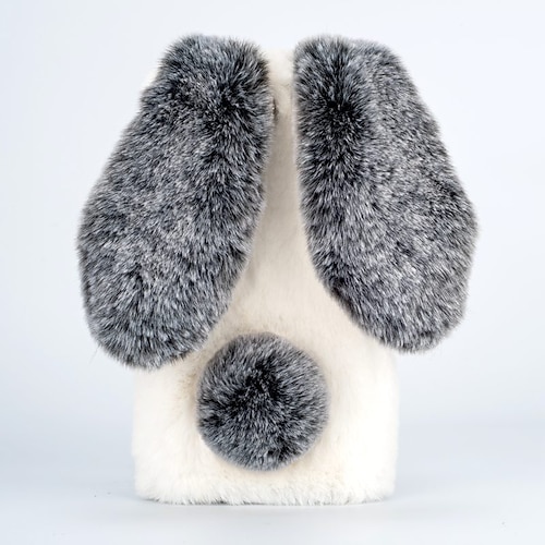 Handy Hülle Handyhüllen Für Samsung Galaxy S24 S23 S22 S21 Ultra Plus A34 A54 A32 A52 Rückseite Staubdicht Flauschige Stoßfest Kaninchen Plüsch TPU Image