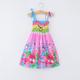 kinderkleidung Mädchen Kleid Tier Karikatur Blumen Ärmellos Casual Aktiv Täglich Baumwolle Knielang Blumenkleid Sommerkleid Sommer Frühling 2-12 Jahre 8601 Regenbogenstange 8602 orange 8602 lila