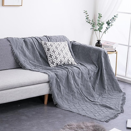 Sofabezug Boho Sofadecke Überwurf Handtuch für Eckcouch Sessel Loveseat 4- oder 4- oder 3-Sitzer L-Form Kratzfest Katze waschbar Image